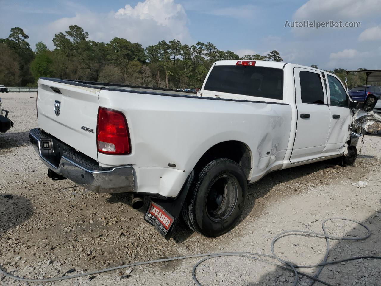 2018 Ram 3500 St White vin: 3C63RRGL3JG344742