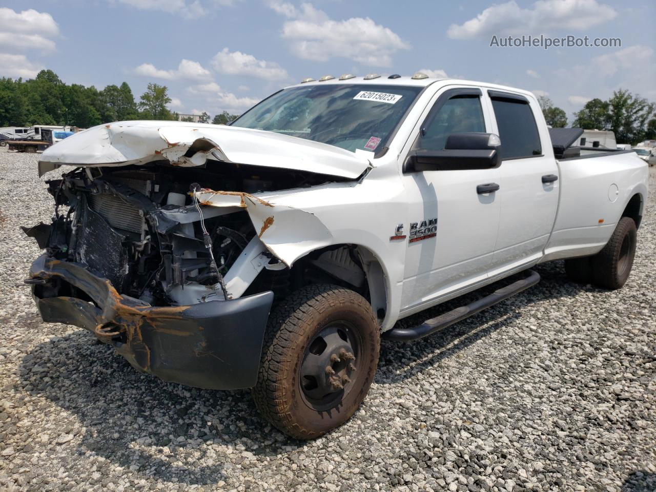 2018 Ram 3500 St White vin: 3C63RRGL4JG179963