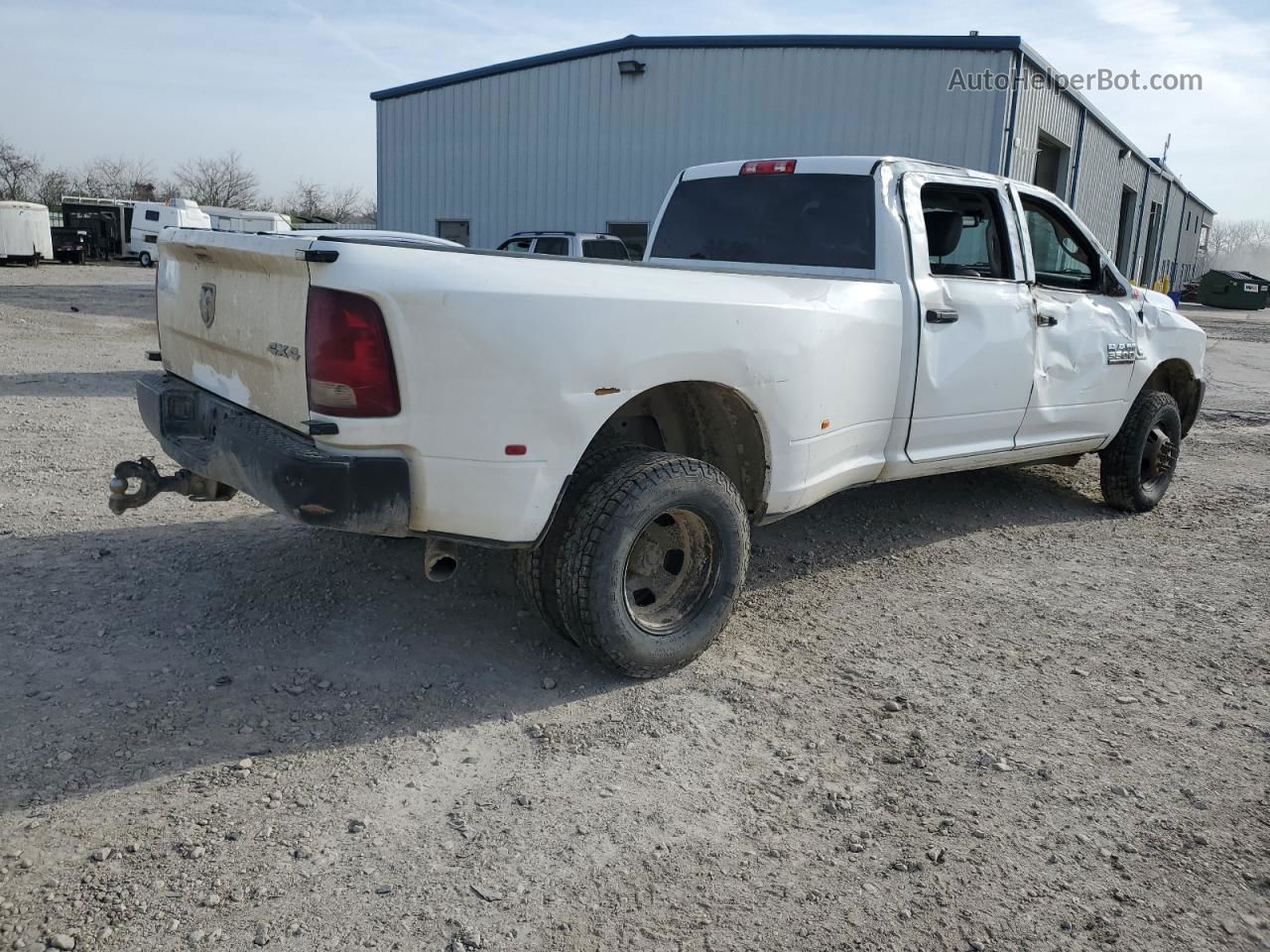 2018 Ram 3500 St White vin: 3C63RRGL6JG200439