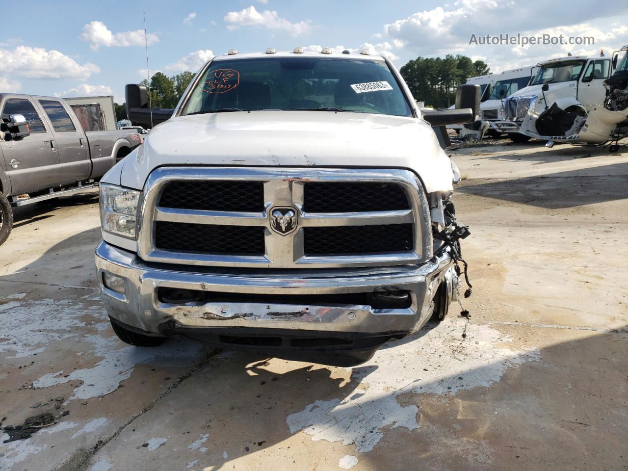 2018 Ram 3500 St White vin: 3C63RRGL6JG361390