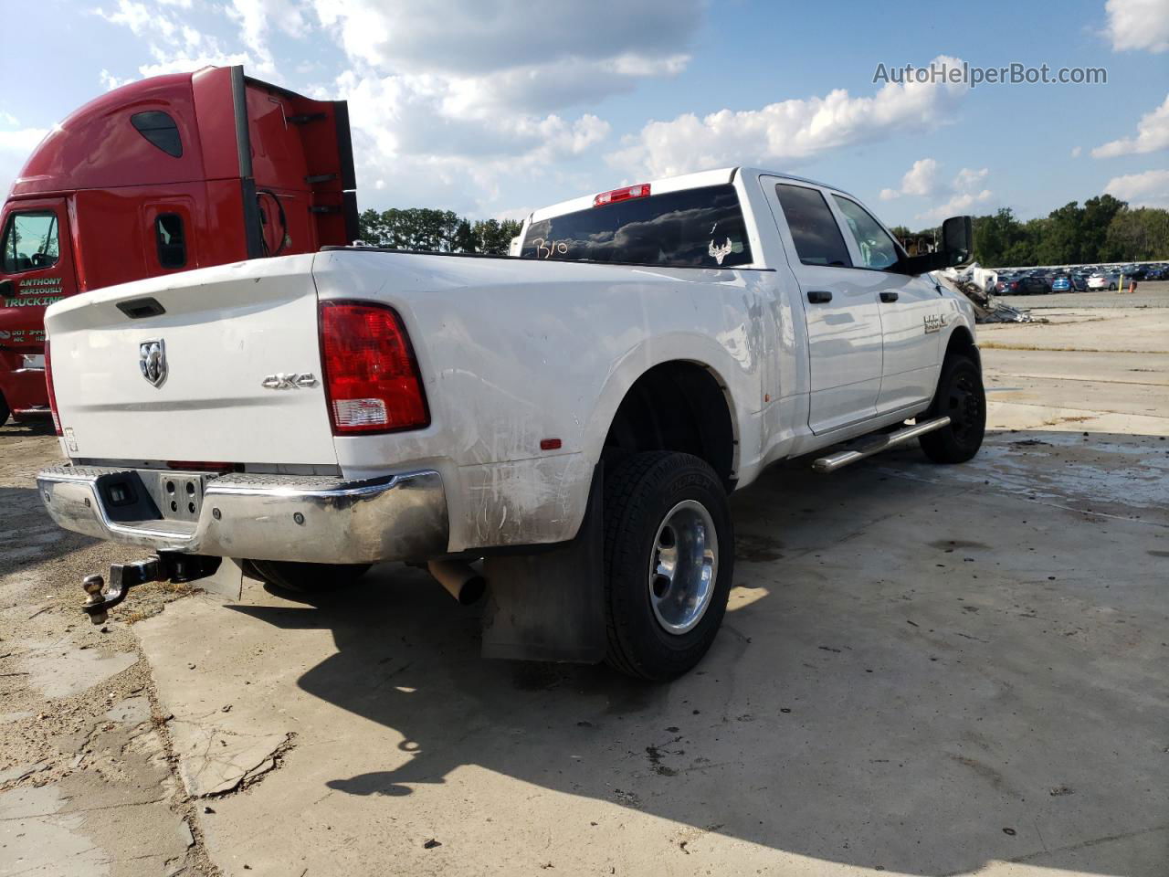 2018 Ram 3500 St White vin: 3C63RRGL6JG361390