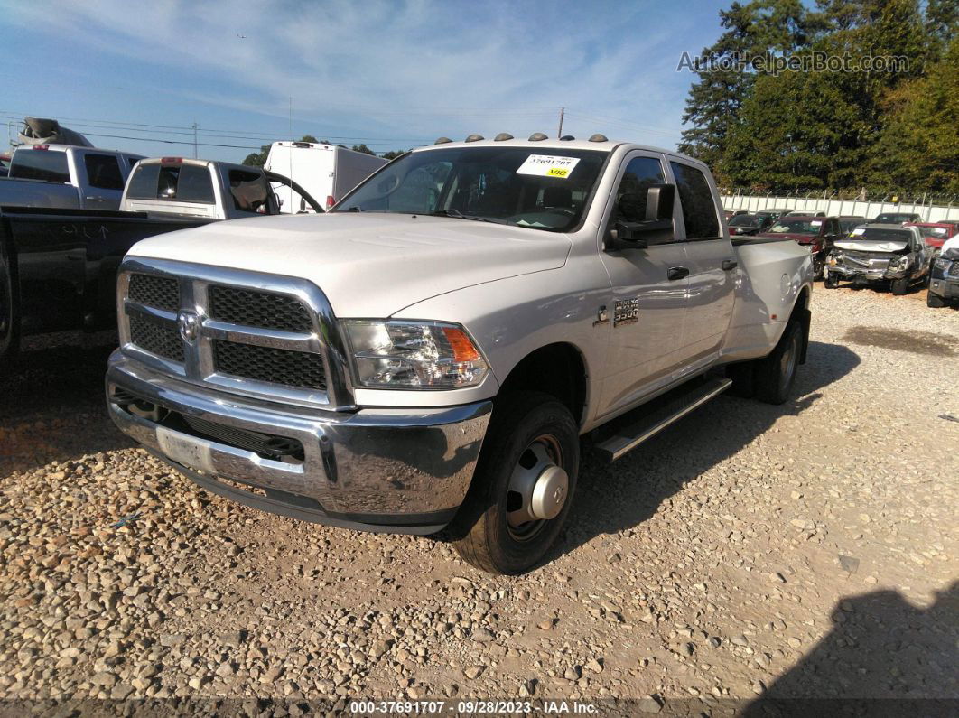 2018 Ram 3500 Tradesman White vin: 3C63RRGL7JG124648