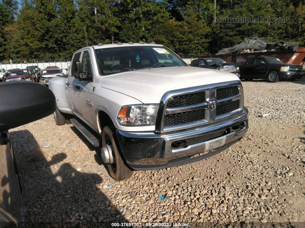 2018 Ram 3500 Tradesman White vin: 3C63RRGL7JG124648