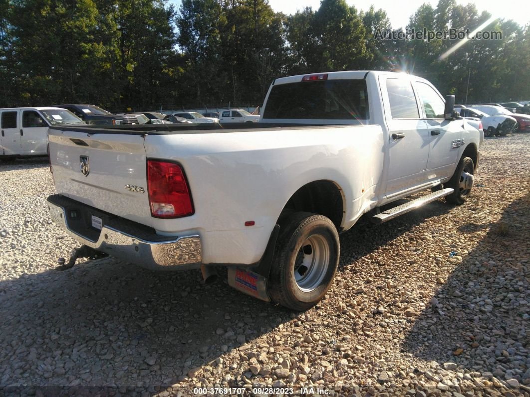 2018 Ram 3500 Tradesman White vin: 3C63RRGL7JG124648