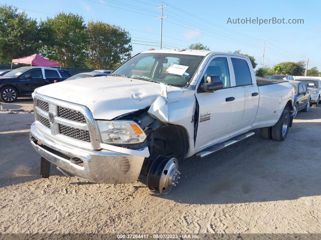 2018 Ram 3500 Tradesman White vin: 3C63RRGL7JG124682