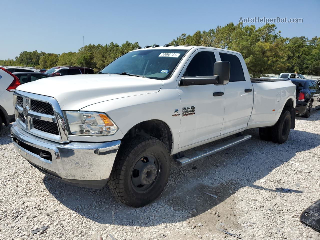 2018 Ram 3500 St White vin: 3C63RRGL7JG136234