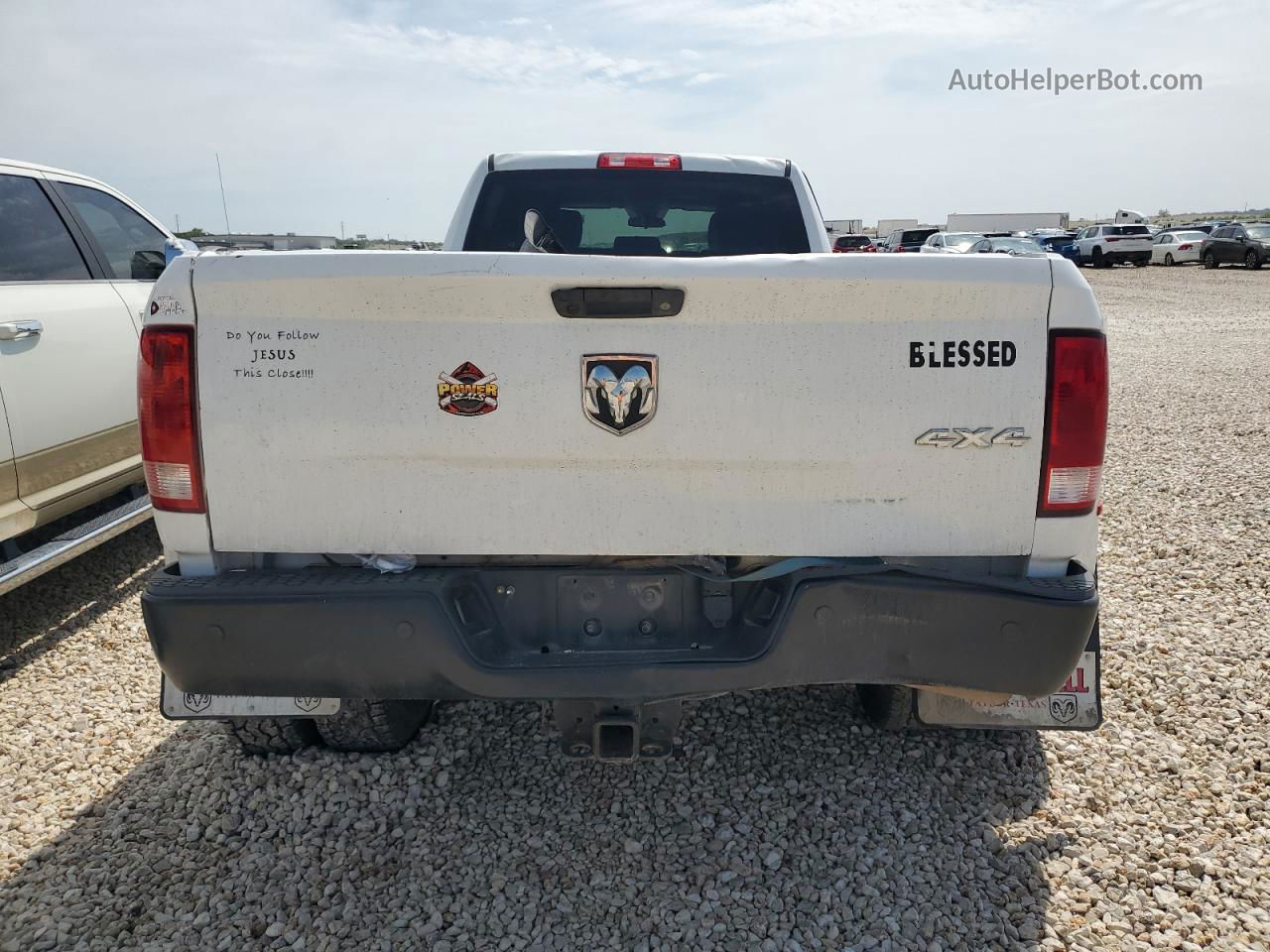 2018 Ram 3500 St White vin: 3C63RRGL9JG311941