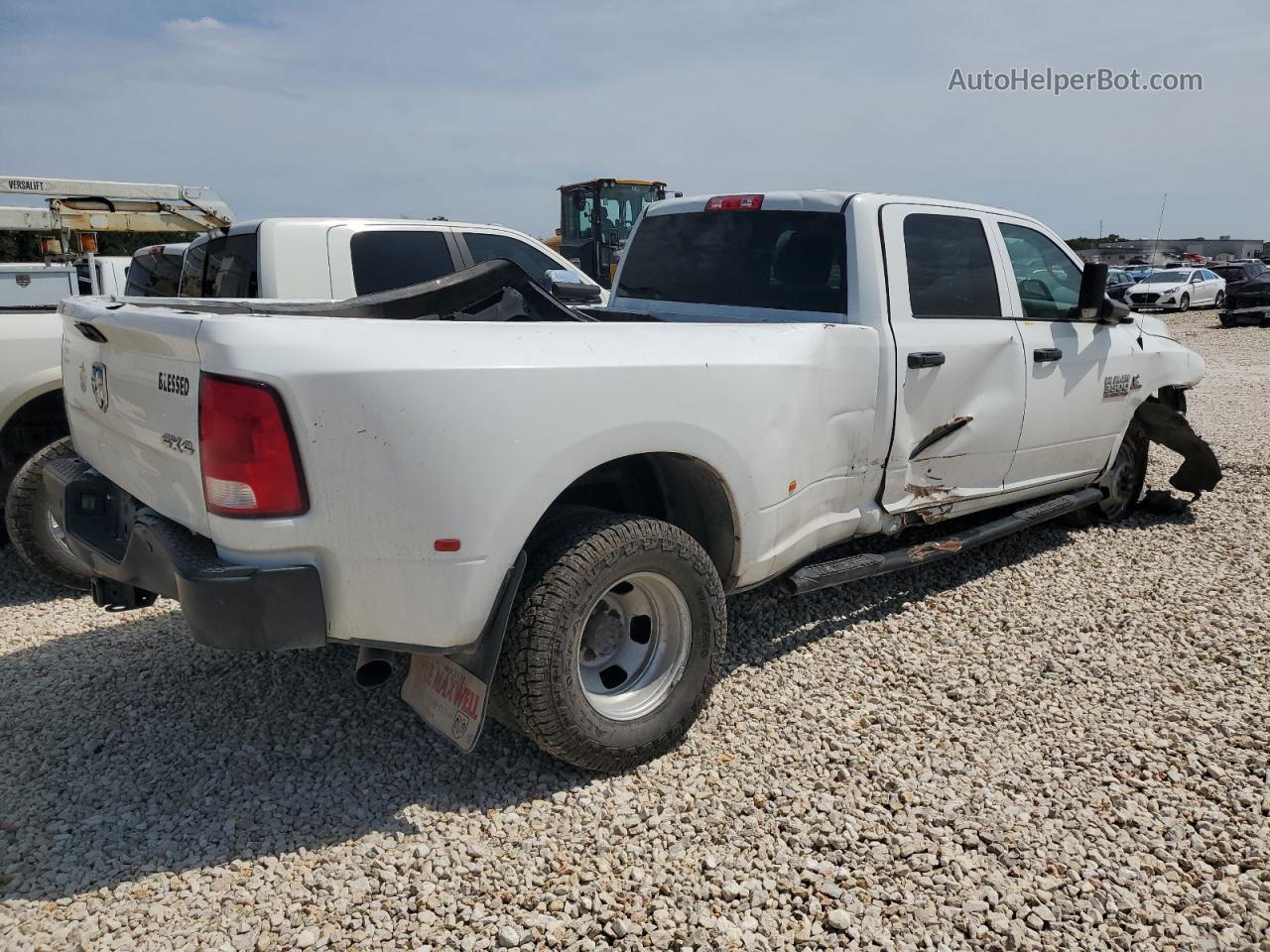 2018 Ram 3500 St White vin: 3C63RRGL9JG311941