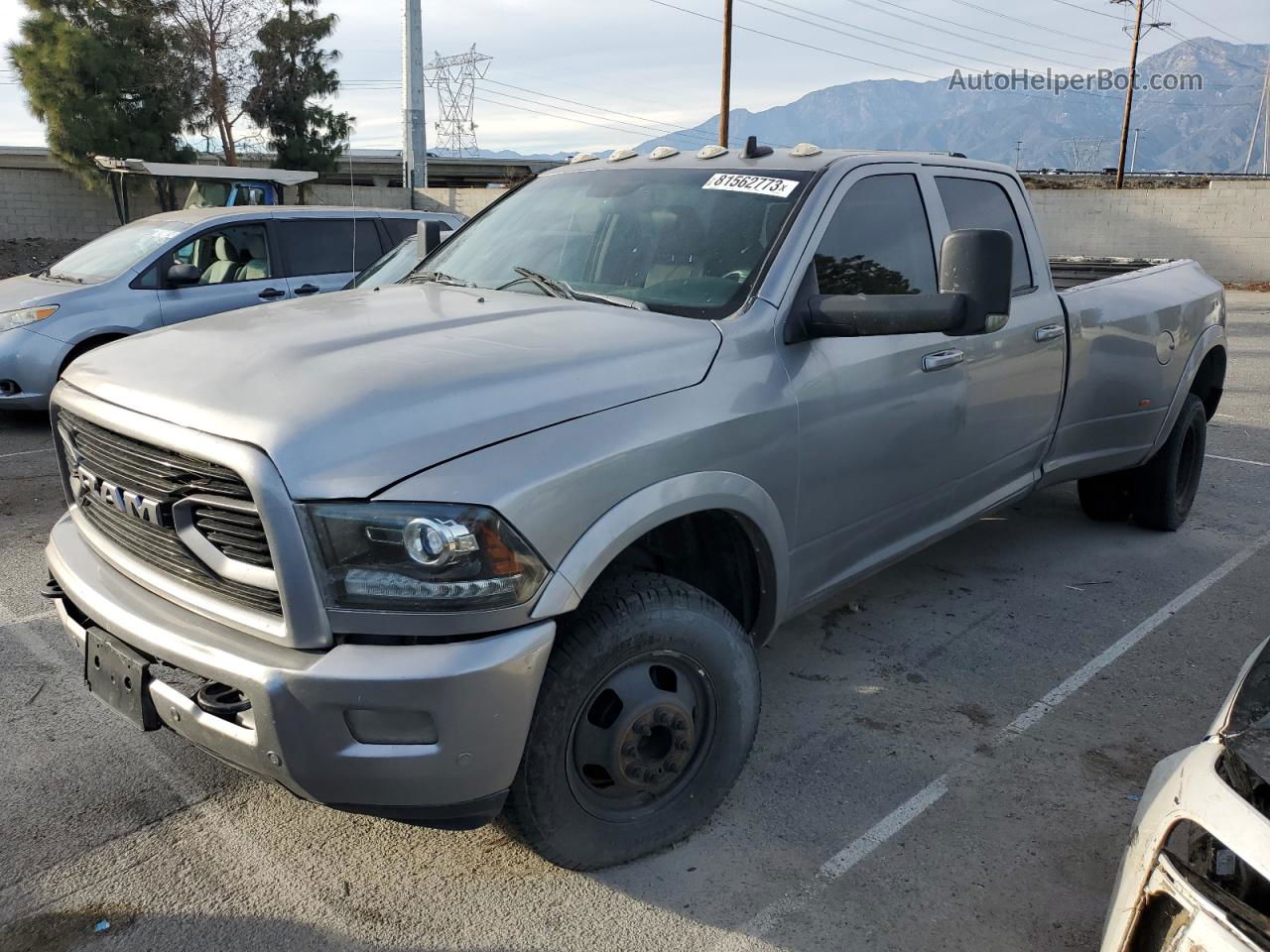 2018 Ram 3500 Slt Silver vin: 3C63RRHL0JG352697