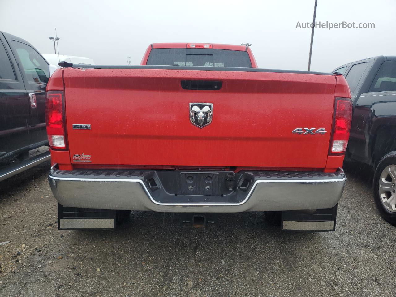 2018 Ram 3500 Slt Red vin: 3C63RRHL3JG401018