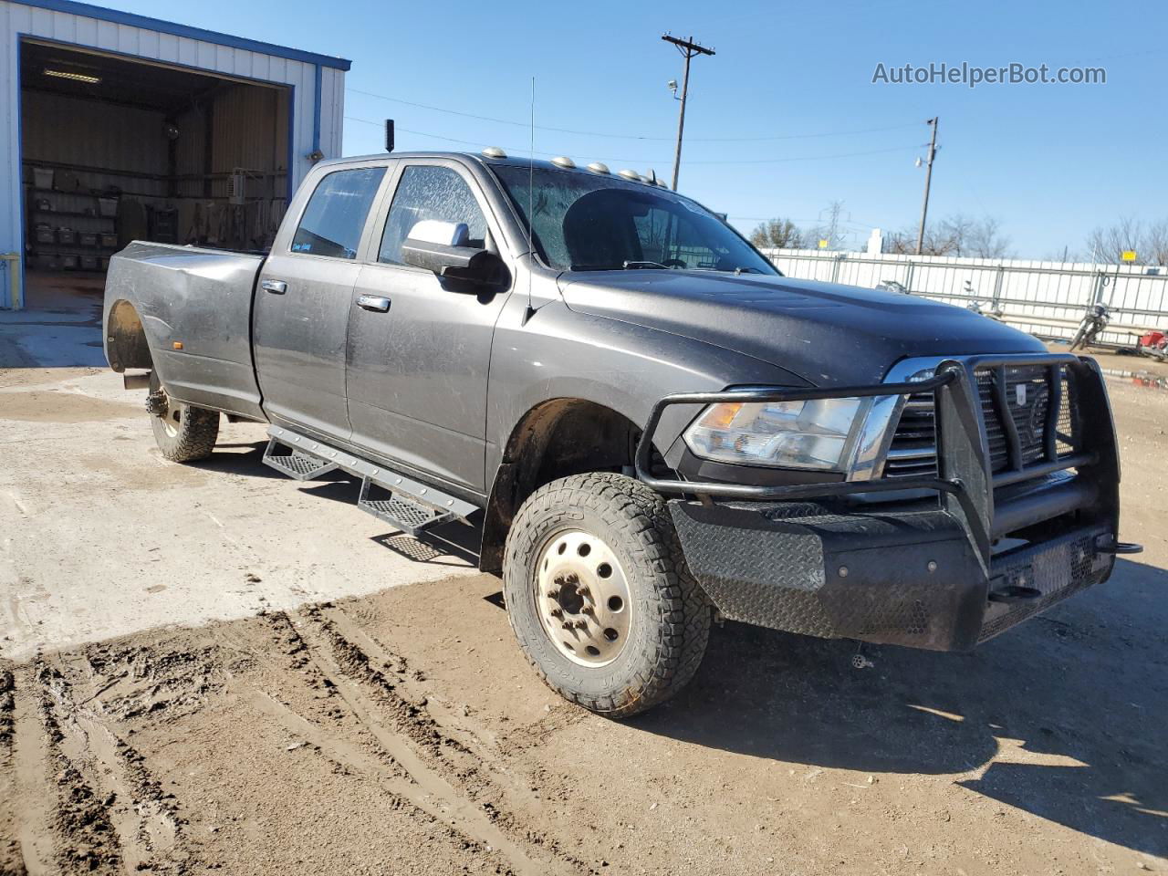 2018 Ram 3500 Slt Gray vin: 3C63RRHL5JG270318