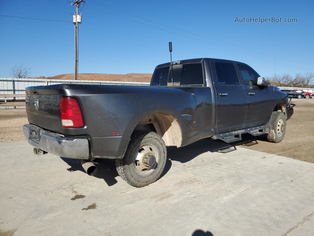 2018 Ram 3500 Slt Серый vin: 3C63RRHL5JG270318