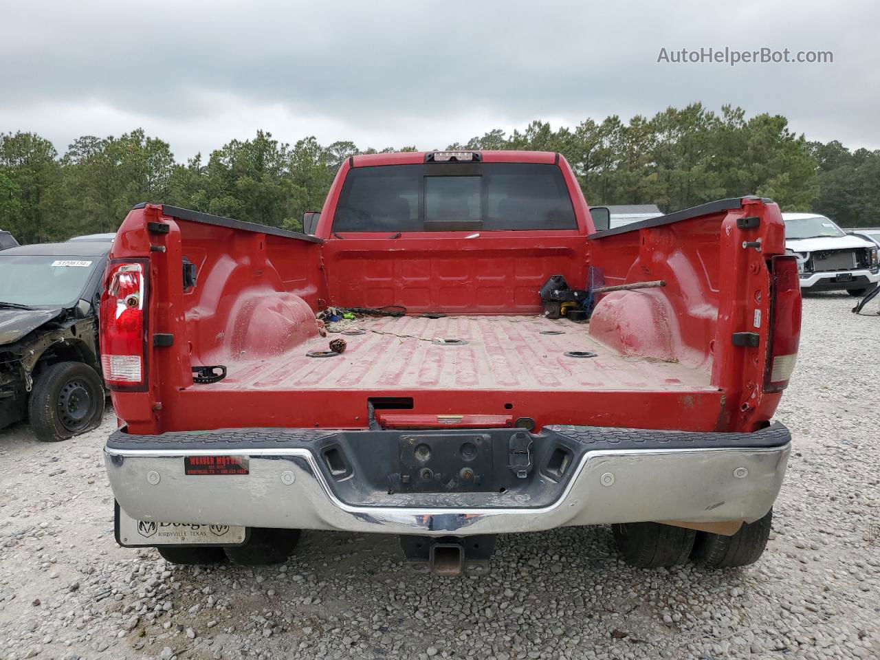 2018 Ram 3500 Slt Красный vin: 3C63RRHL8JG136421