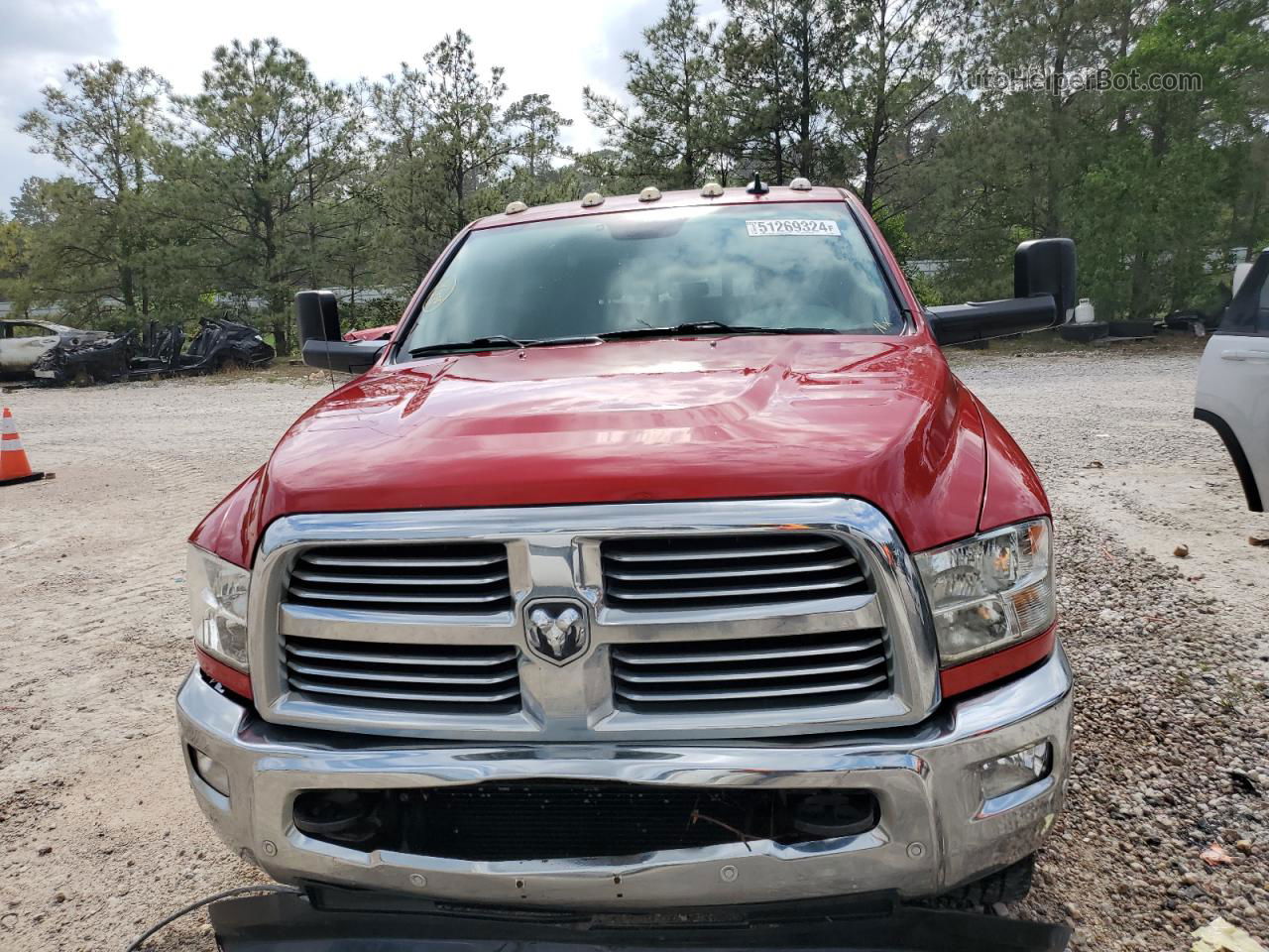 2018 Ram 3500 Slt Red vin: 3C63RRHL8JG136421