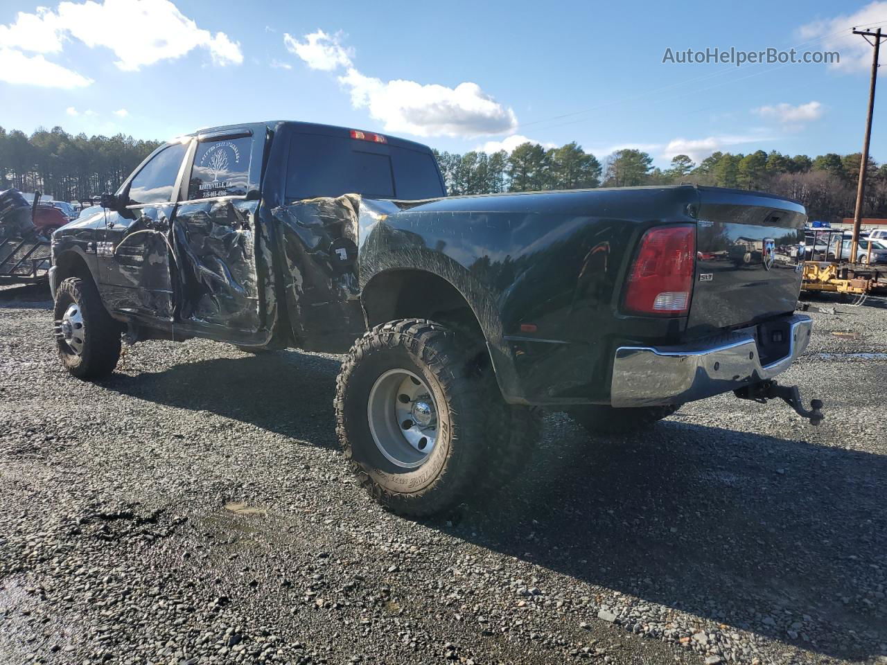 2018 Ram 3500 Slt Черный vin: 3C63RRHLXJG214620