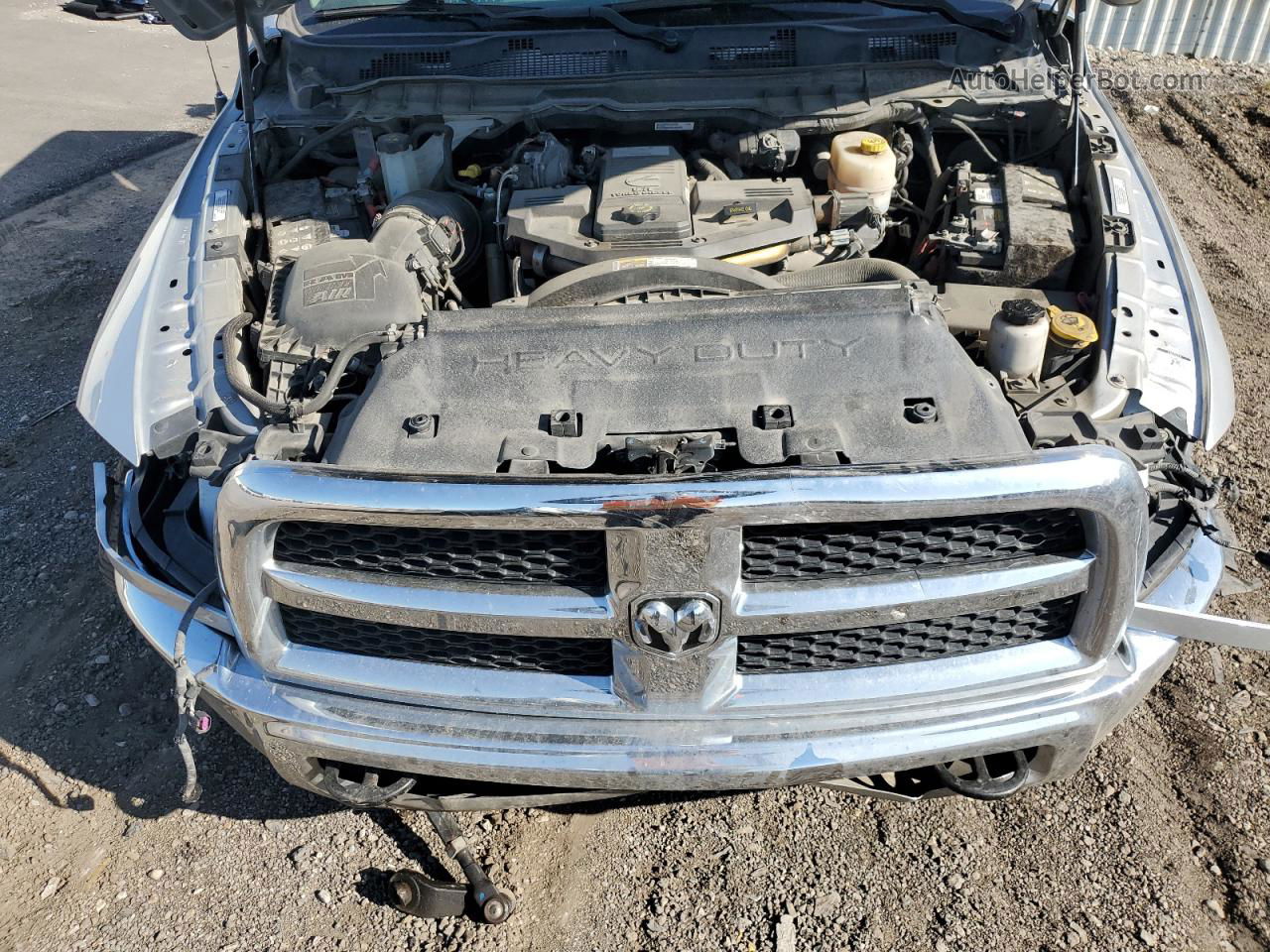 2018 Ram 3500 Slt Silver vin: 3C63RRHLXJG401033