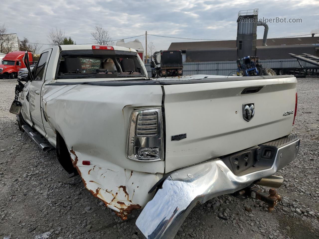 2018 Ram 3500 Laramie White vin: 3C63RRJL2JG174110