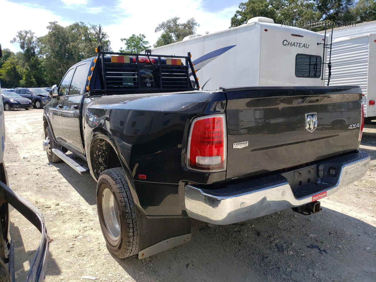 2018 Ram 3500 Laramie Black vin: 3C63RRJL3JG236632