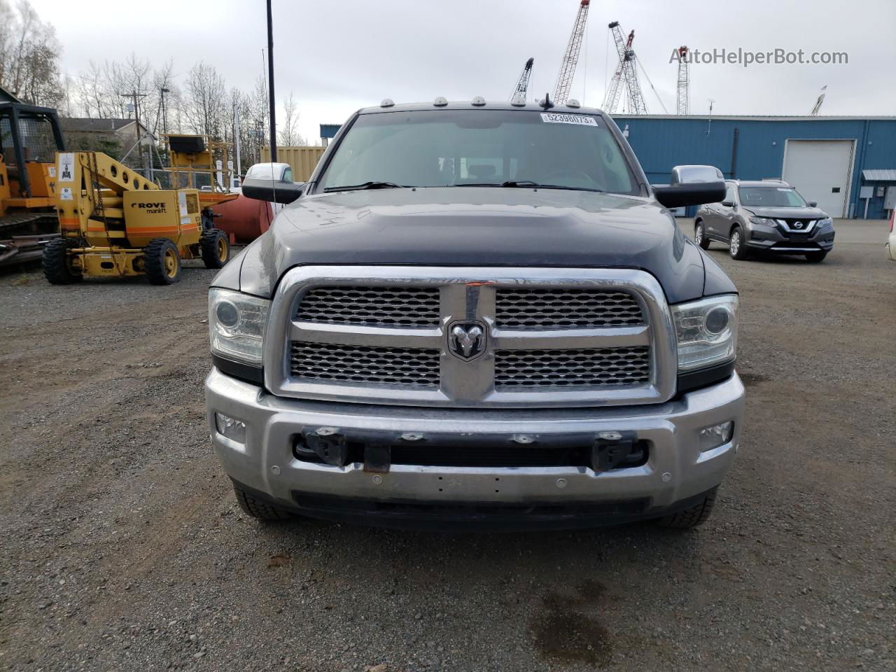 2018 Ram 3500 Laramie Gray vin: 3C63RRJL6JG247611