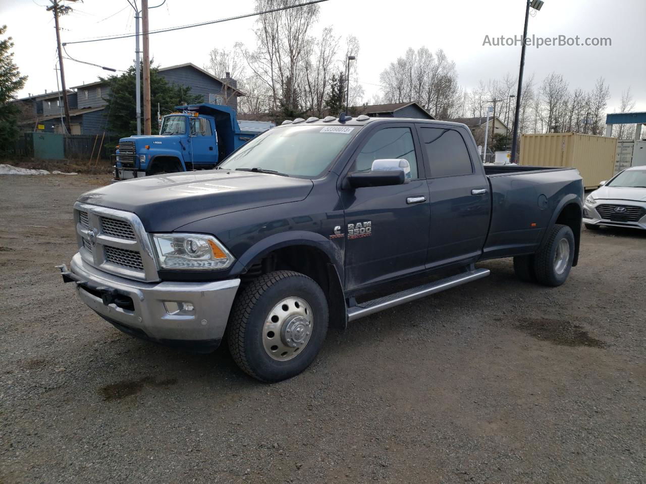 2018 Ram 3500 Laramie Gray vin: 3C63RRJL6JG247611