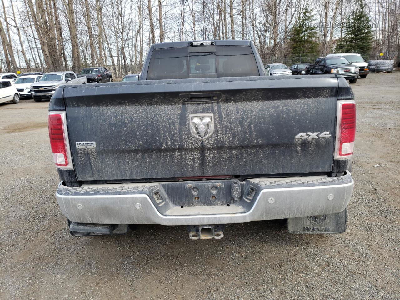 2018 Ram 3500 Laramie Gray vin: 3C63RRJL6JG247611