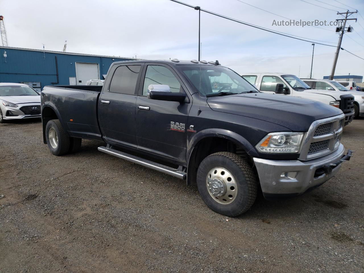 2018 Ram 3500 Laramie Gray vin: 3C63RRJL6JG247611