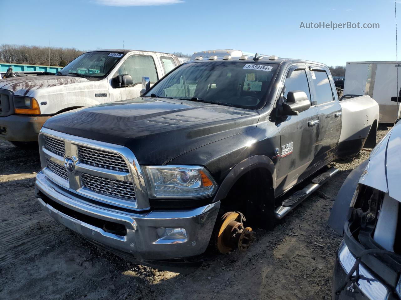 2018 Ram 3500 Laramie Черный vin: 3C63RRJL6JG423265