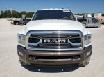 2018 Ram 3500 Longhorn White vin: 3C63RRKL2JG354024