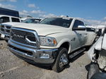 2018 Ram 3500 Longhorn White vin: 3C63RRKL6JG159379