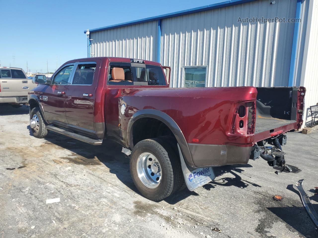 2018 Ram 3500 Longhorn Темно-бордовый vin: 3C63RRKLXJG408301