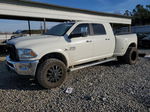 2018 Ram 3500 Longhorn White vin: 3C63RRNL5JG305167