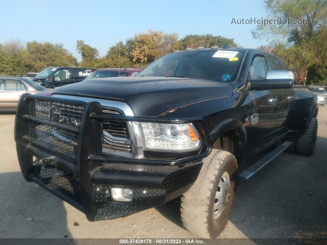 2018 Ram 3500 Laramie Longhorn Black vin: 3C63RRNL8JG212658