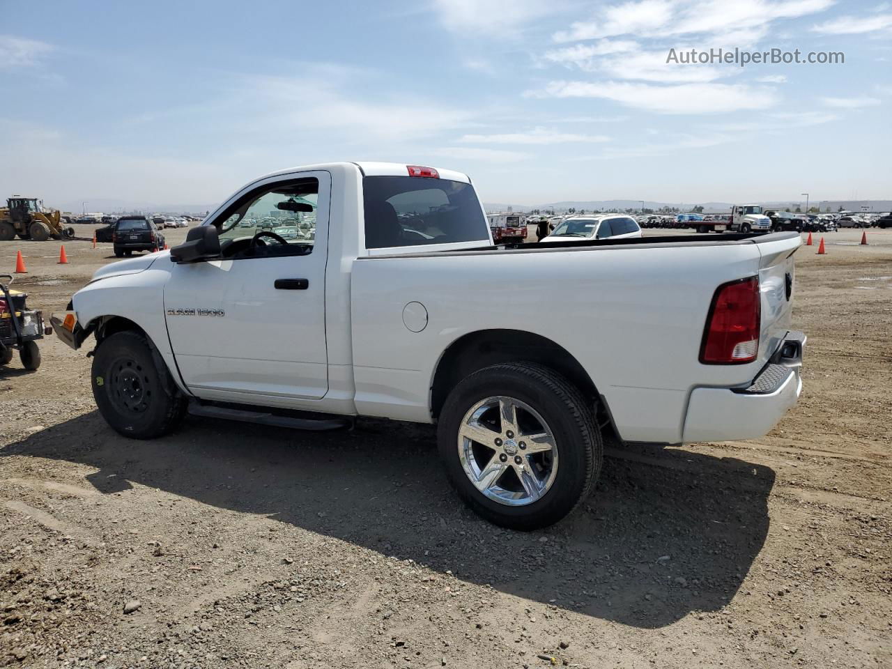 2012 Dodge Ram 1500 St White vin: 3C6JD6AK1CG143221