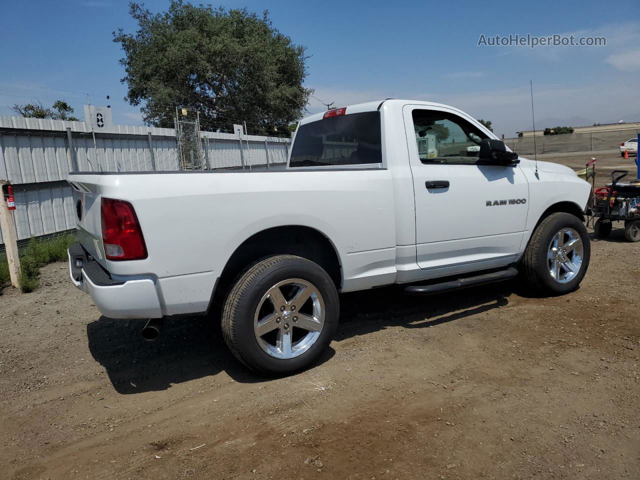 2012 Dodge Ram 1500 St White vin: 3C6JD6AK1CG143221