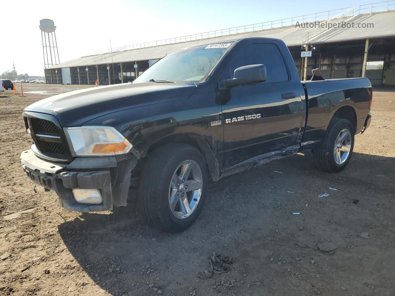 2012 Dodge Ram 1500 St Black vin: 3C6JD6AT4CG239773