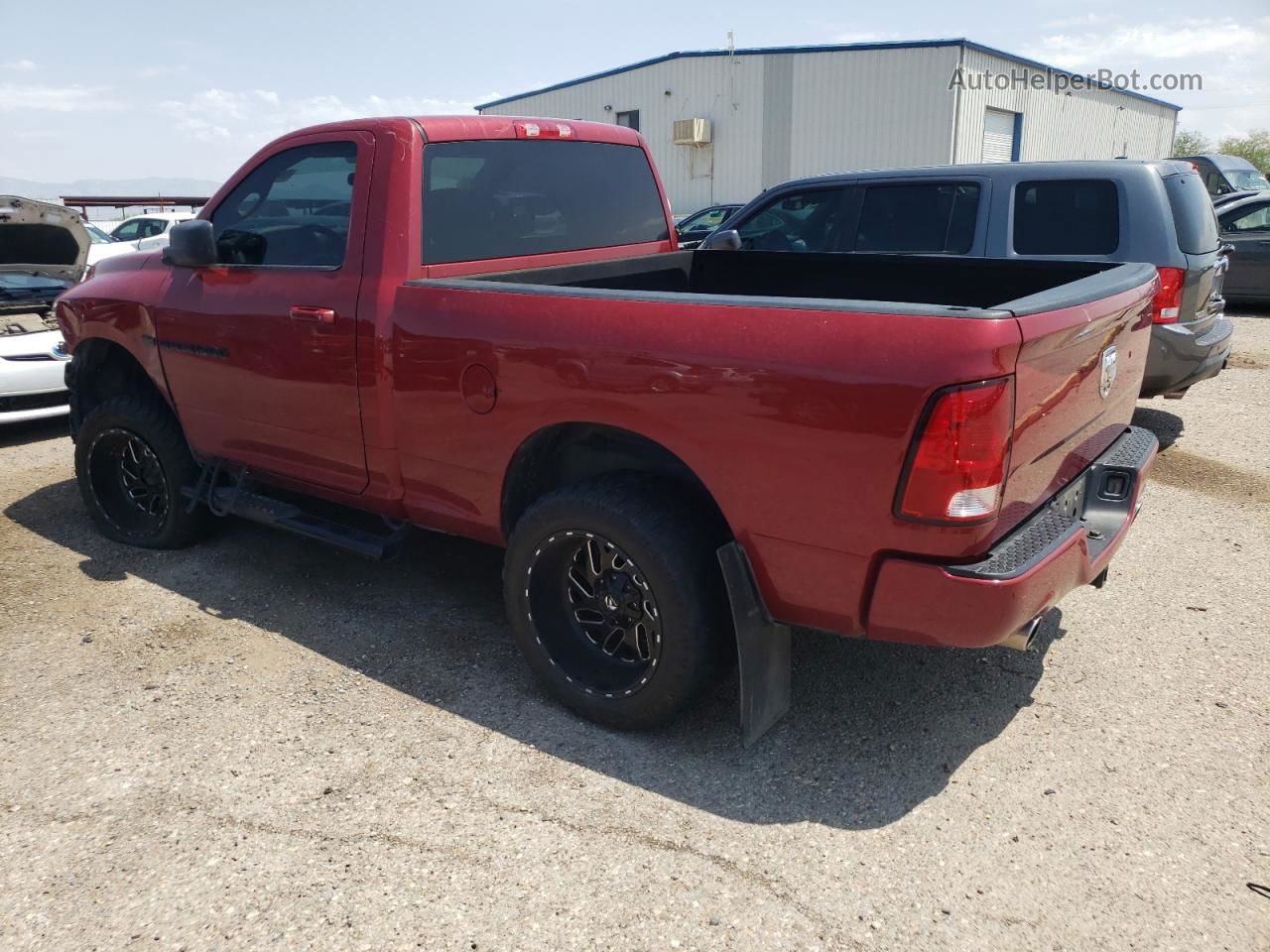 2012 Dodge Ram 1500 St Burgundy vin: 3C6JD6AT6CG158919