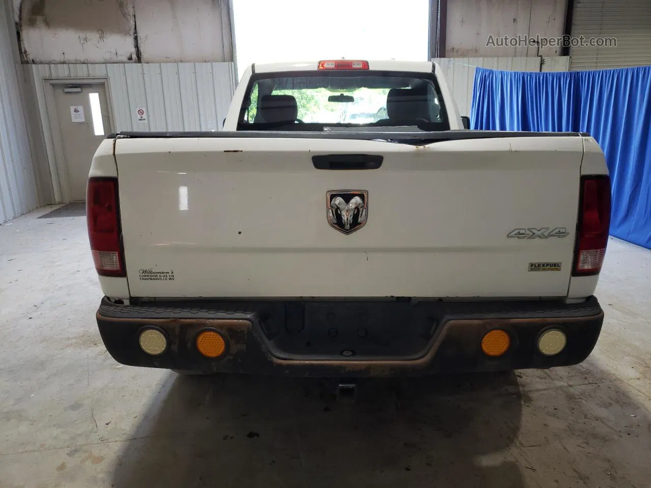 2012 Dodge Ram 1500 St White vin: 3C6JD7AP6CG127730