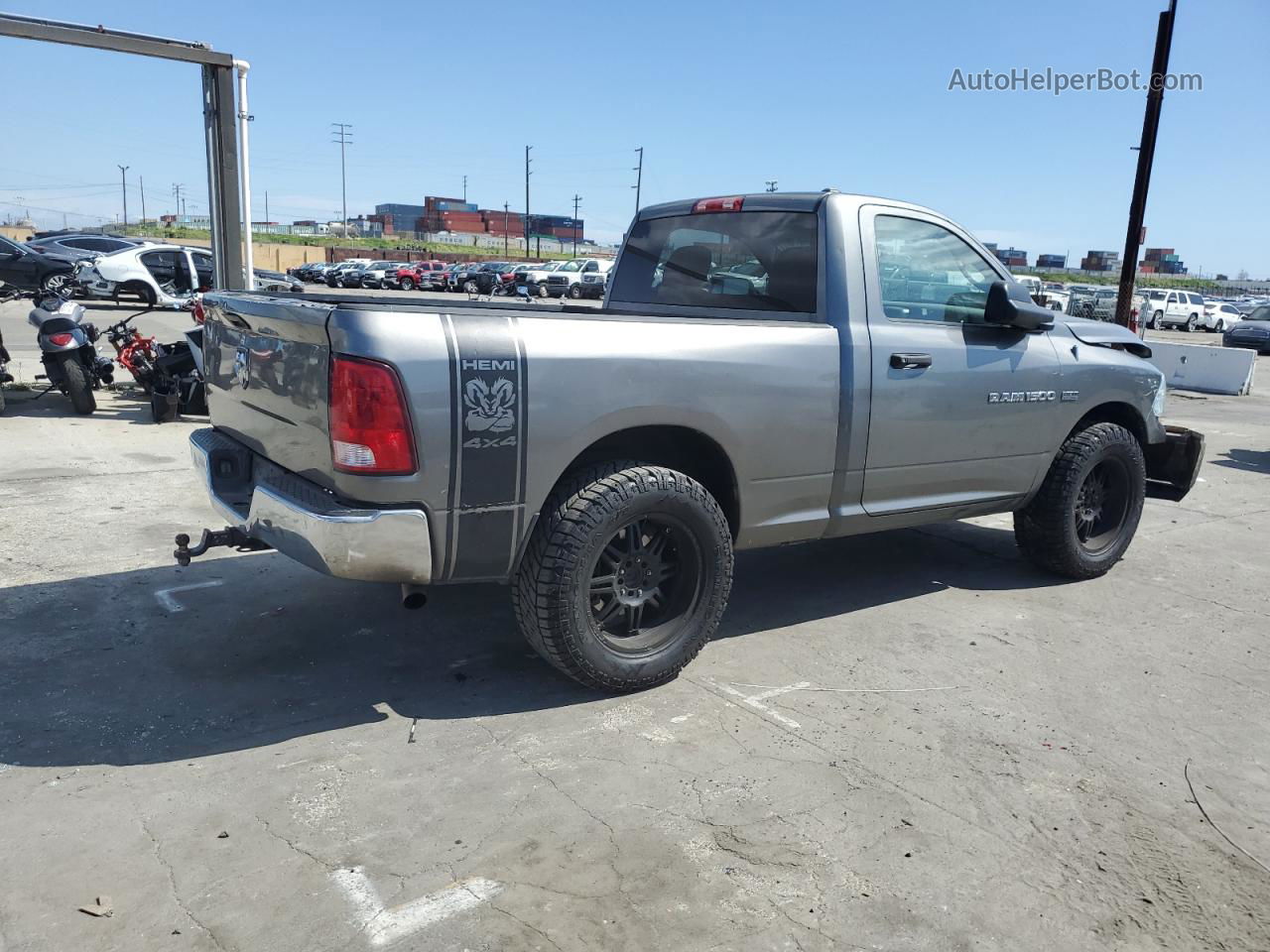 2012 Dodge Ram 1500 St Gray vin: 3C6JD7AT6CG110116