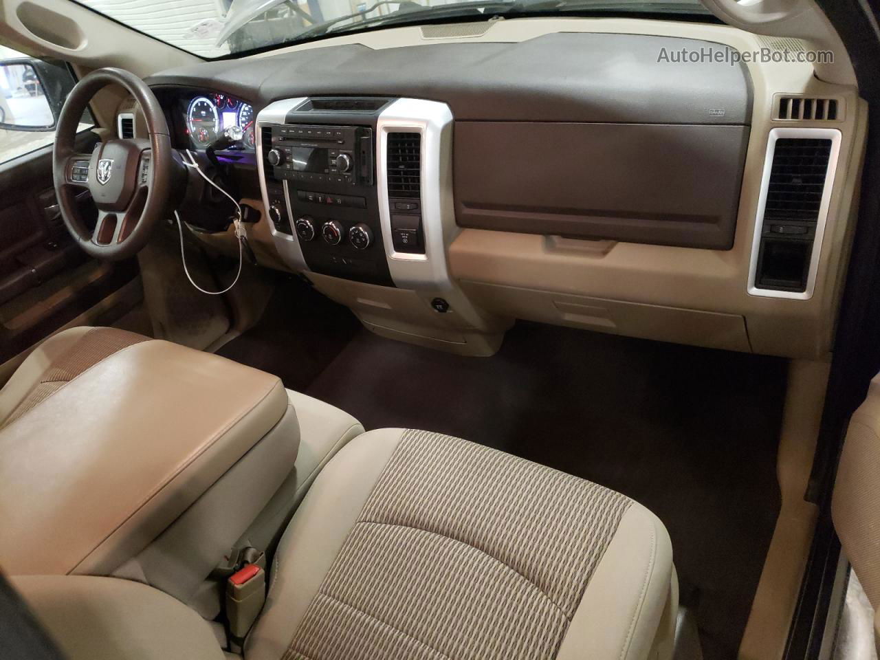 2012 Dodge Ram 1500 Slt Зеленый vin: 3C6JD7BP9CG240277