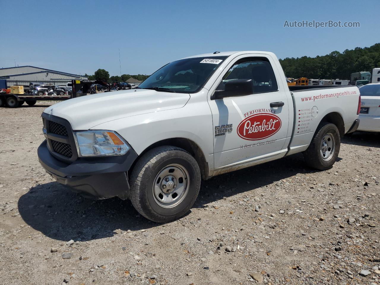 2022 Ram 1500 Classic Tradesman White vin: 3C6JR6AG1NG318499