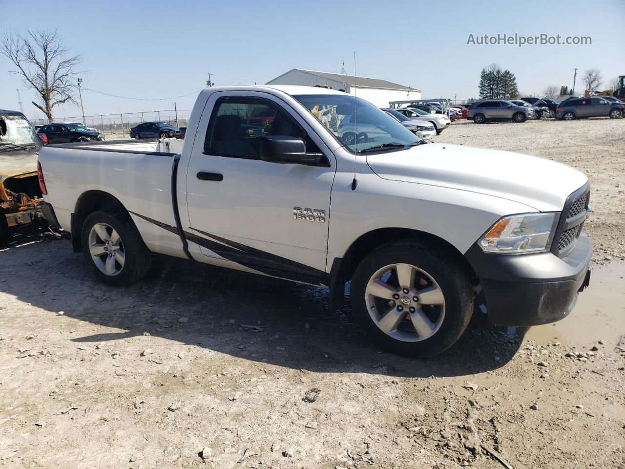 2015 Ram 1500 St White vin: 3C6JR6AG3FG647500