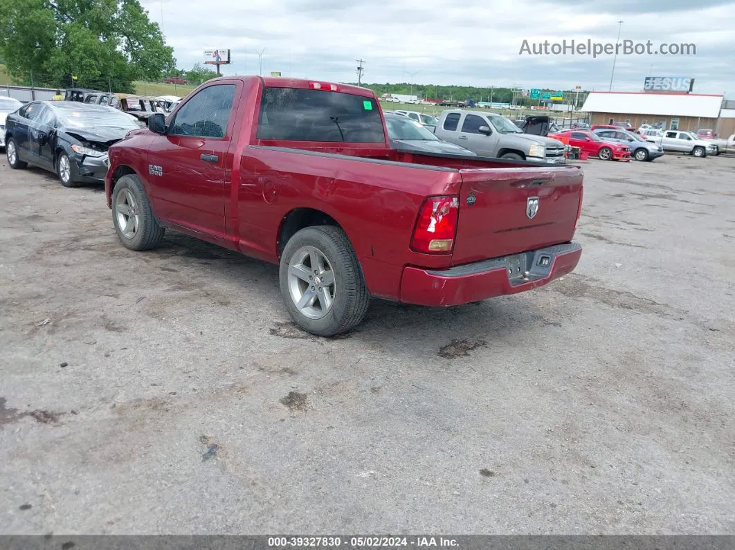 2014 Ram 1500 Express Red vin: 3C6JR6AG4EG324653