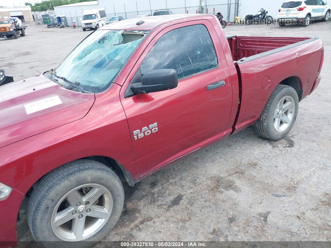 2014 Ram 1500 Express Red vin: 3C6JR6AG4EG324653