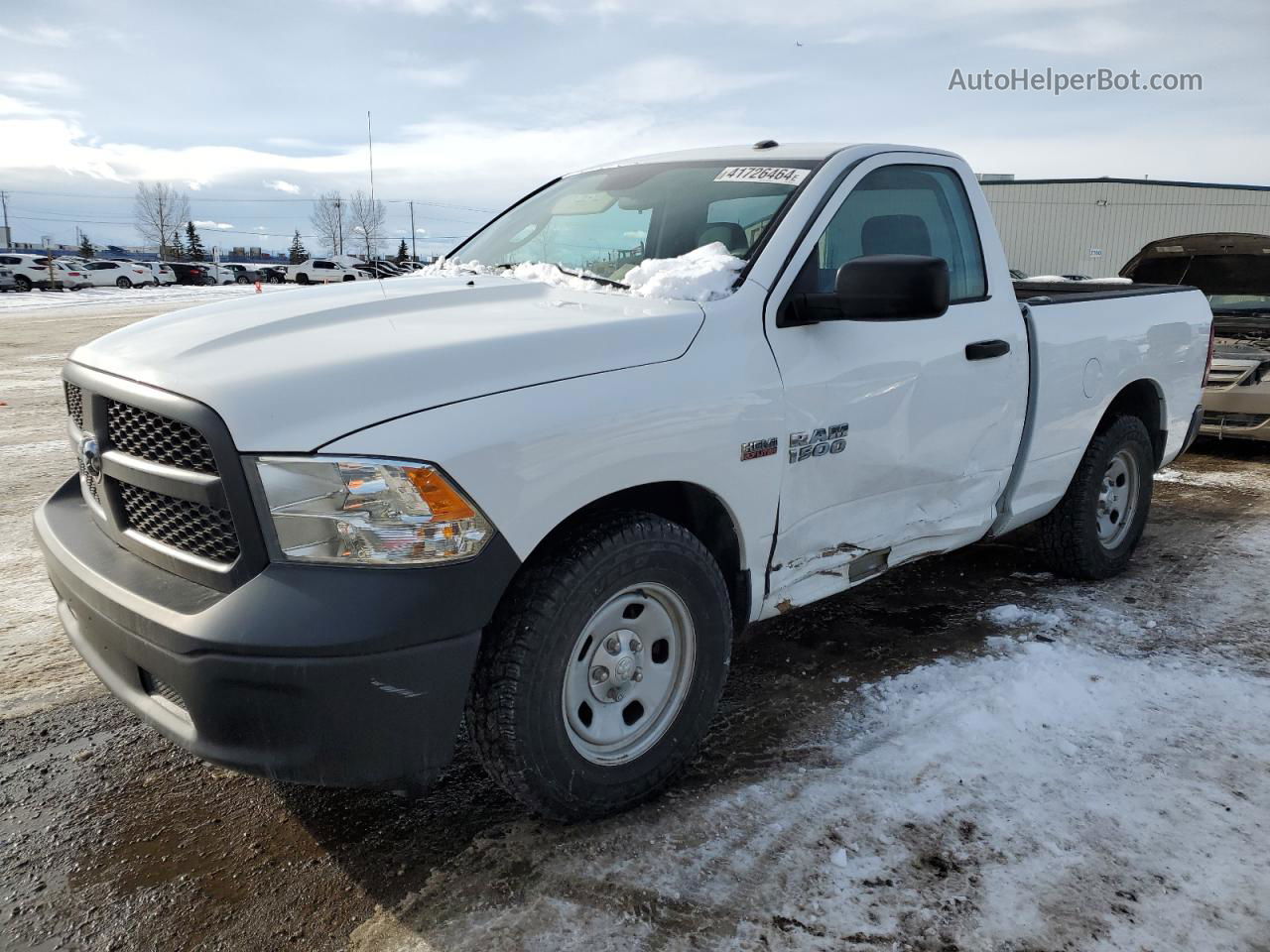 2014 Ram 1500 St White vin: 3C6JR6AT0EG206726