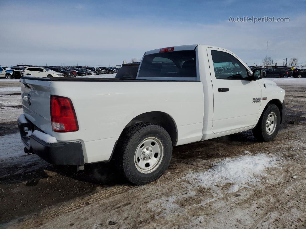 2014 Ram 1500 St White vin: 3C6JR6AT0EG206726