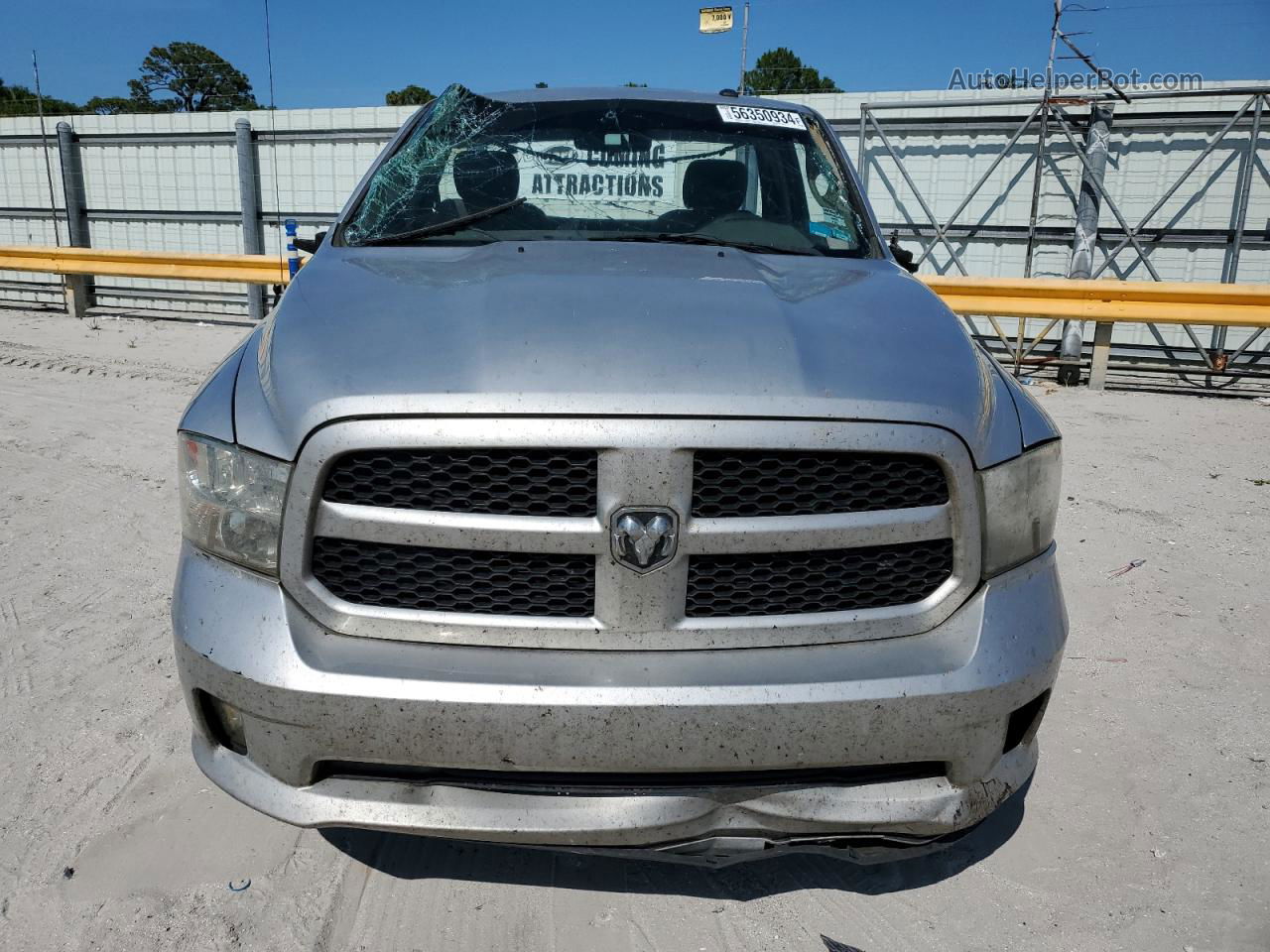 2014 Ram 1500 St Silver vin: 3C6JR6AT1EG324414