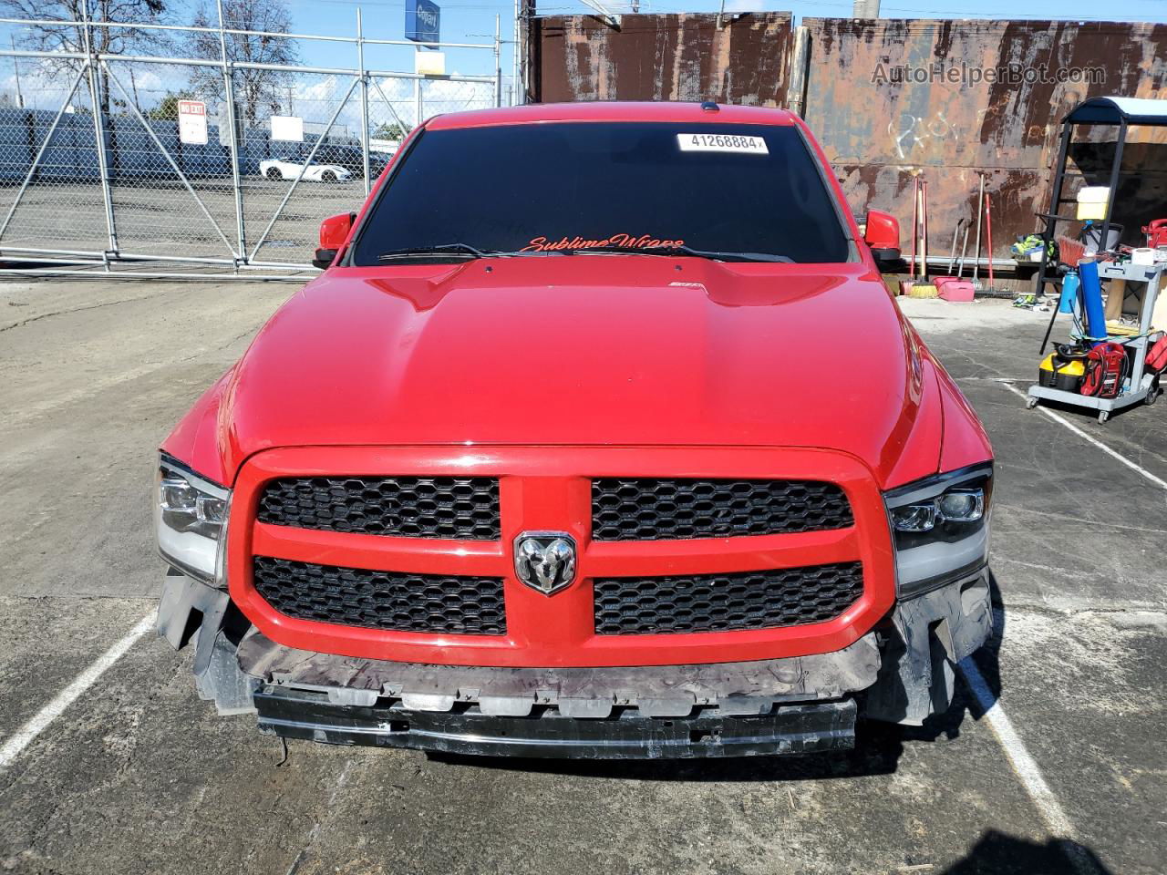 2014 Ram 1500 St Красный vin: 3C6JR6AT3EG330697