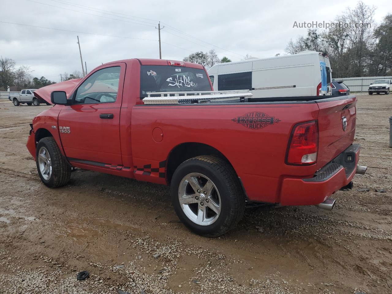 2014 Ram 1500 St Red vin: 3C6JR6AT6EG192332