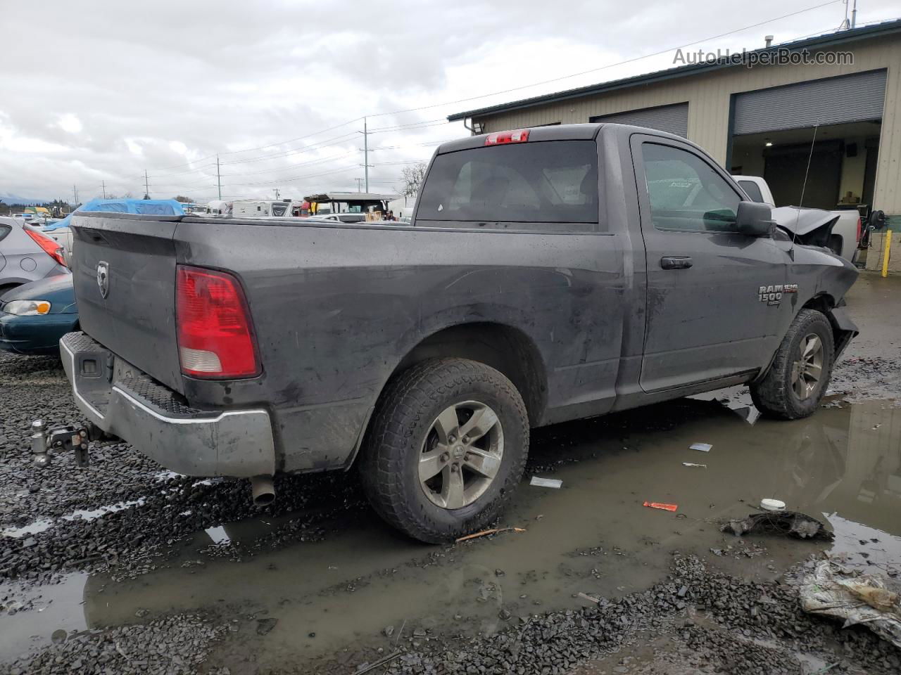 2019 Ram 1500 Classic Tradesman Black vin: 3C6JR6AT8KG725230