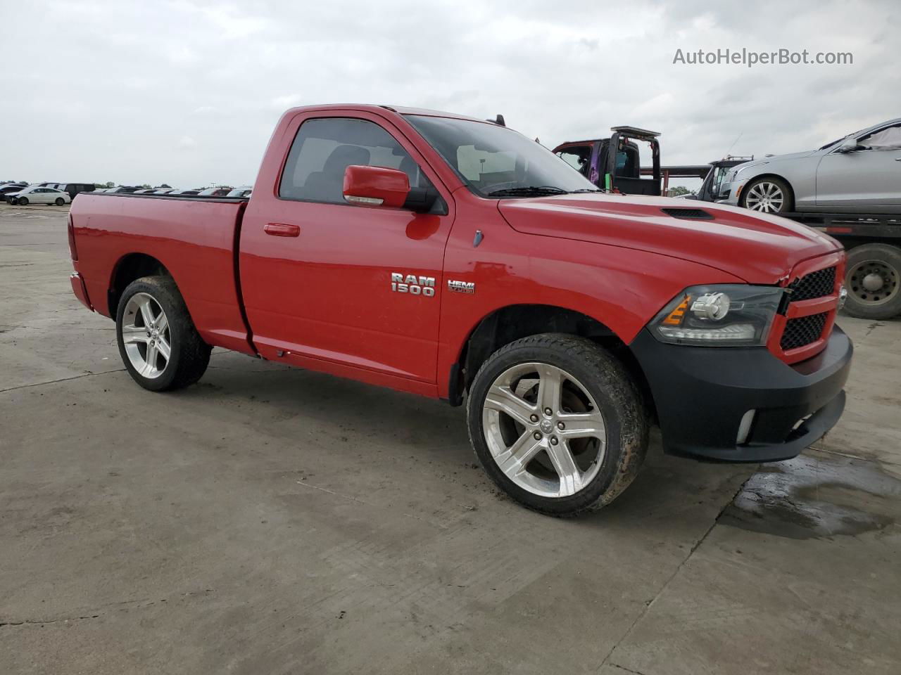 2014 Ram 1500 Sport Red vin: 3C6JR6CT3EG103474